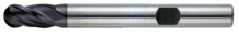 VHM HSC rádiusová fréza TiAlN 30° dlouhá stopka HB T=4 prům. 4 mm