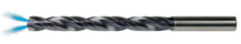 LIZZARD VHM-vrták s IKZ 8×D DIN 6535 HA TiAlNplus 140° HPC Ø 3,0 mm