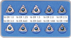 Gewindeschneidplatten Sätze