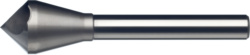 Conical countersink, extra-long single flute cutter