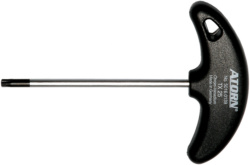 Klucz piórowy TORX z uchwytem w kształcie litery T