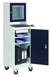 Computer cabinets, computer workstation
