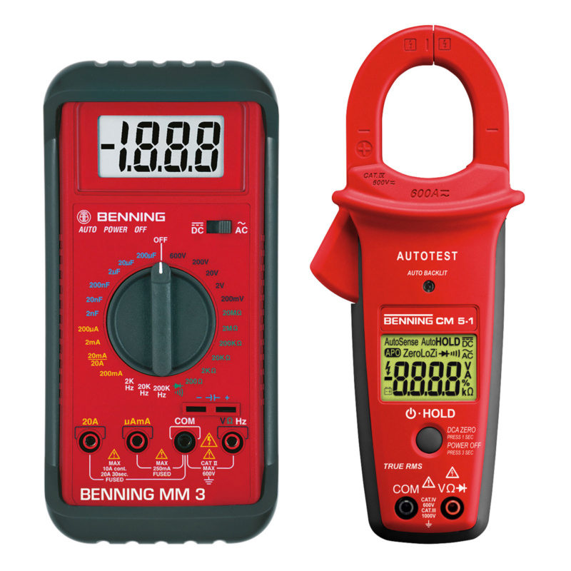 Multimeter/current clamp multimeter