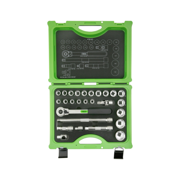 Steckschl&uuml;sselsatz 1/2", 27-teilig - 1