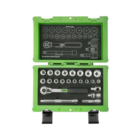 Steckschl&uuml;sselsatz 3/8", 23-teilig - 1