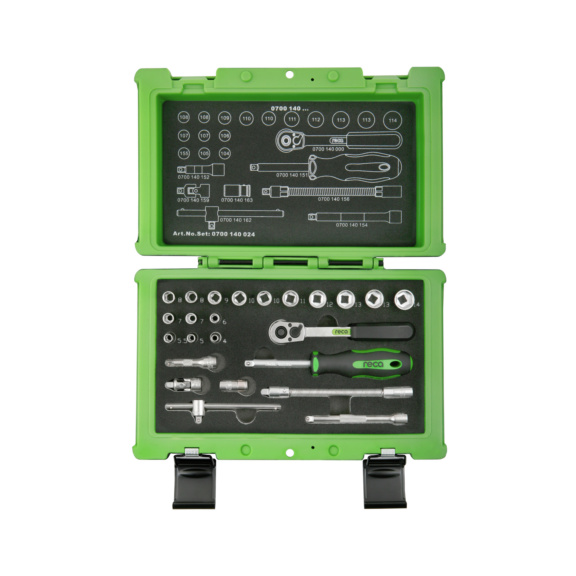 Steckschl&uuml;sselsatz 1/4", 24-teilig - 1