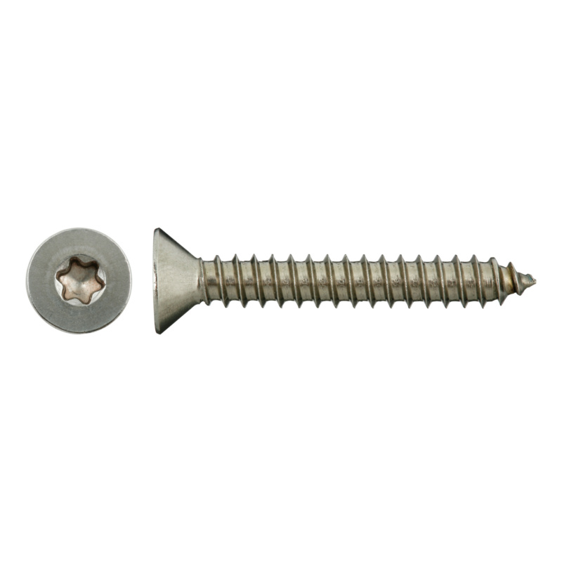 Countersunk head tapping screw, DIN 7982 A2, type C