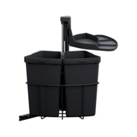 M&uuml;lltrennsystem VS ENVI Center 2 f&uuml;r die Montage hinter Dreht&uuml;ren