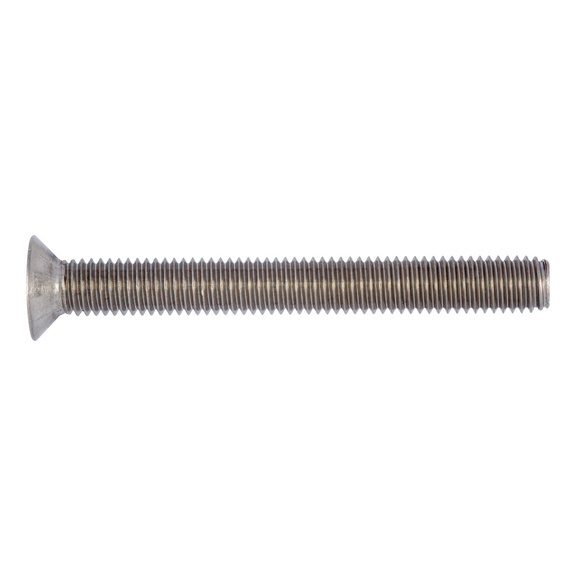 Schraube Senkkopf 82 Grad Zoll ASME B18.6.3 Edelstahl 18-8 blank, Kreuzschlitz H, UNC (Regelgewinde) - 1