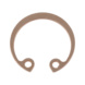 Sicherungsring DIN 472. Bronze CuSn6 blank Form J - 1