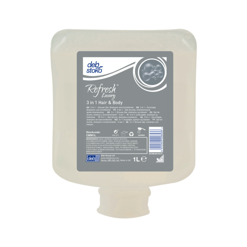 Creme wash hair en body 1000 ml