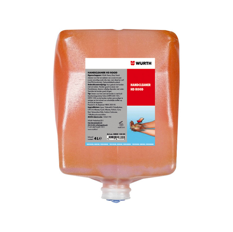 Handreiniger heavy duty rood 4.000 ml