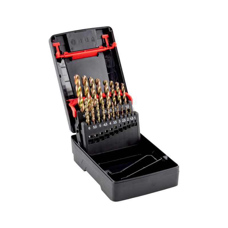 Sada  vrtáků do kovů