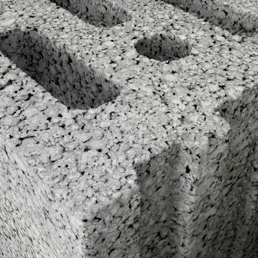 Hohlblockstein aus Leichtbeton