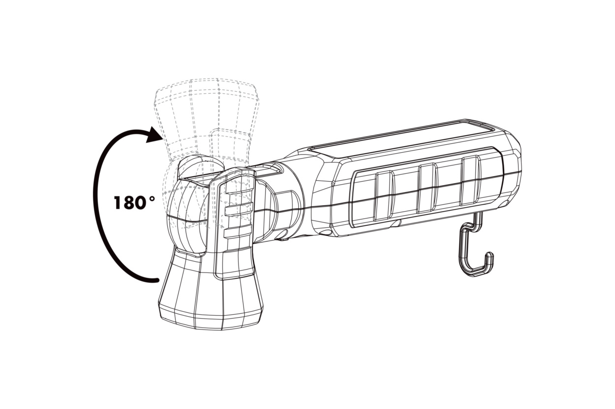 充電式LEDライトERGOPOWER-SATURN