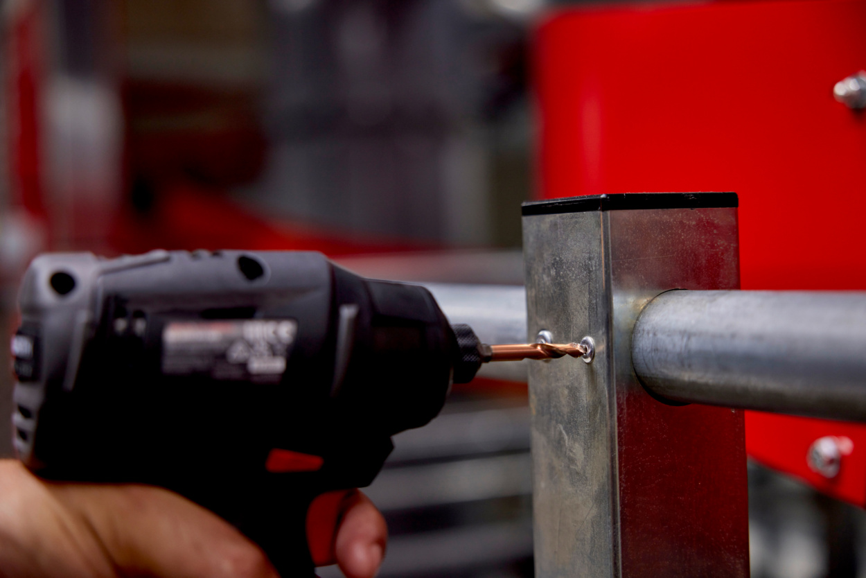 Pohodlné odvrtávání nýtů