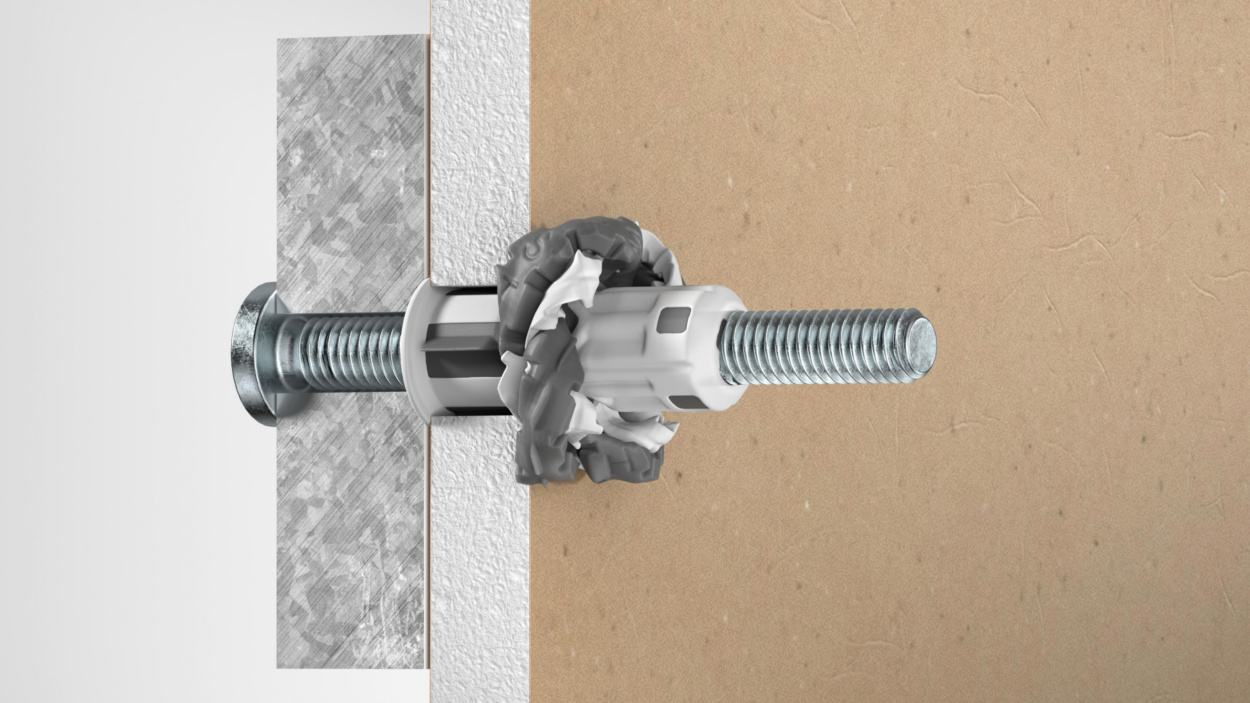 Einbauzustand des SHARK® TWIST mit metrischer Schraube