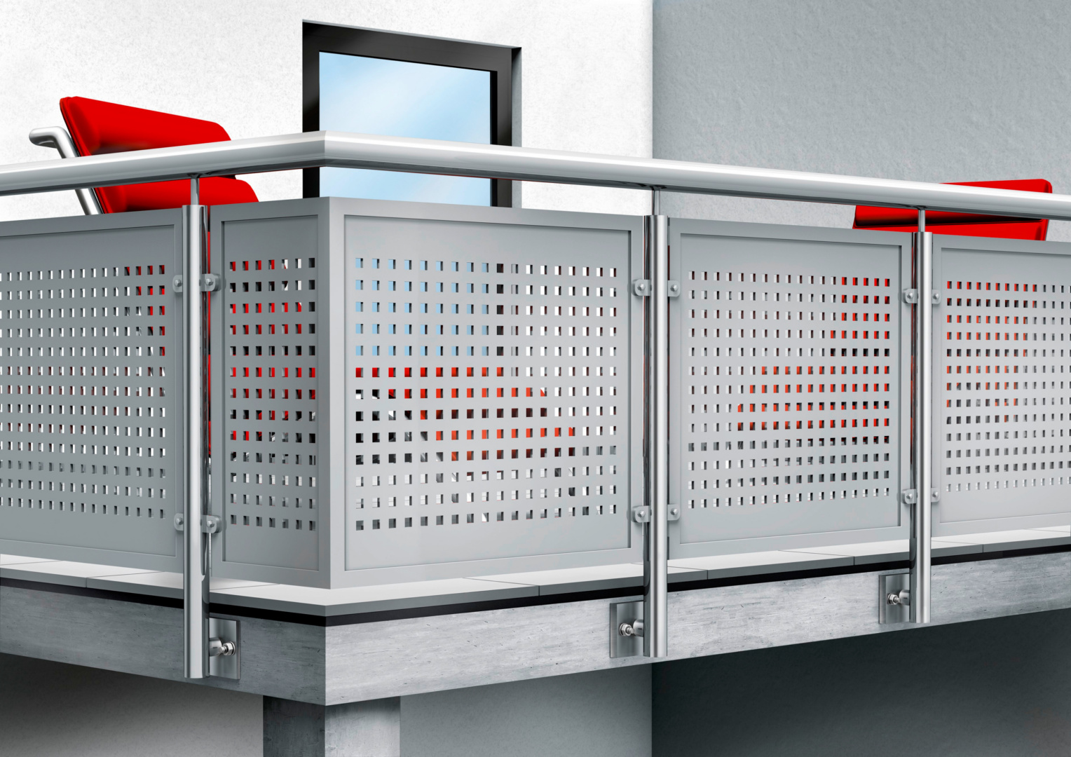 Befestigung Balkongeländer