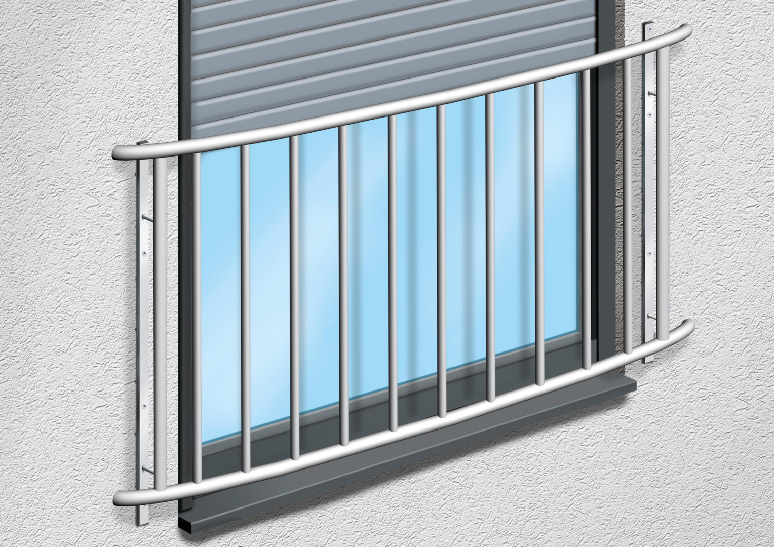 Befestigung französischer Balkon