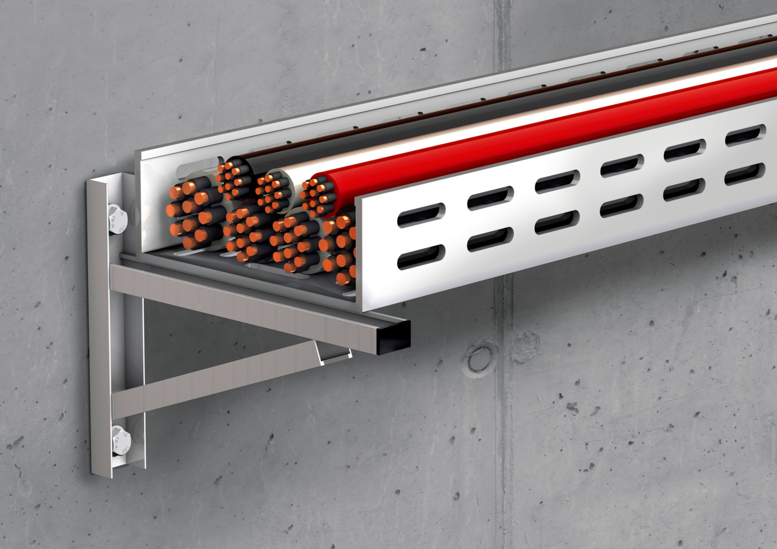 Befestigung Kabeltrasse