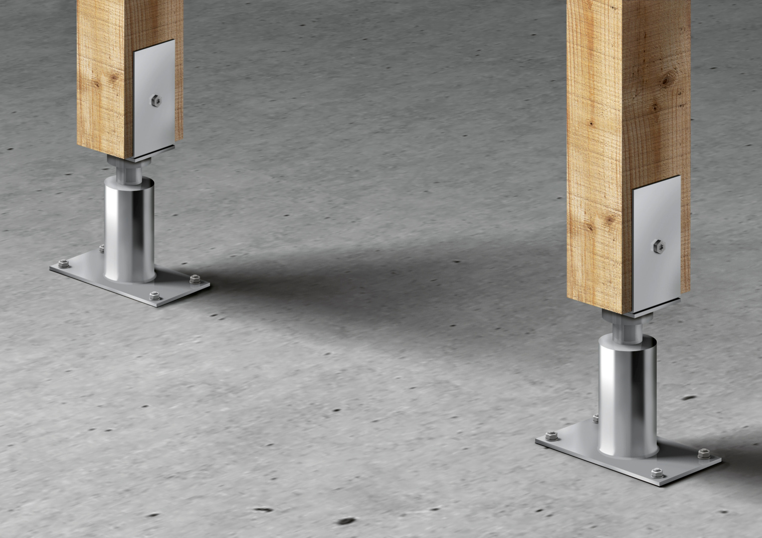 Befestigung Pfostenträger