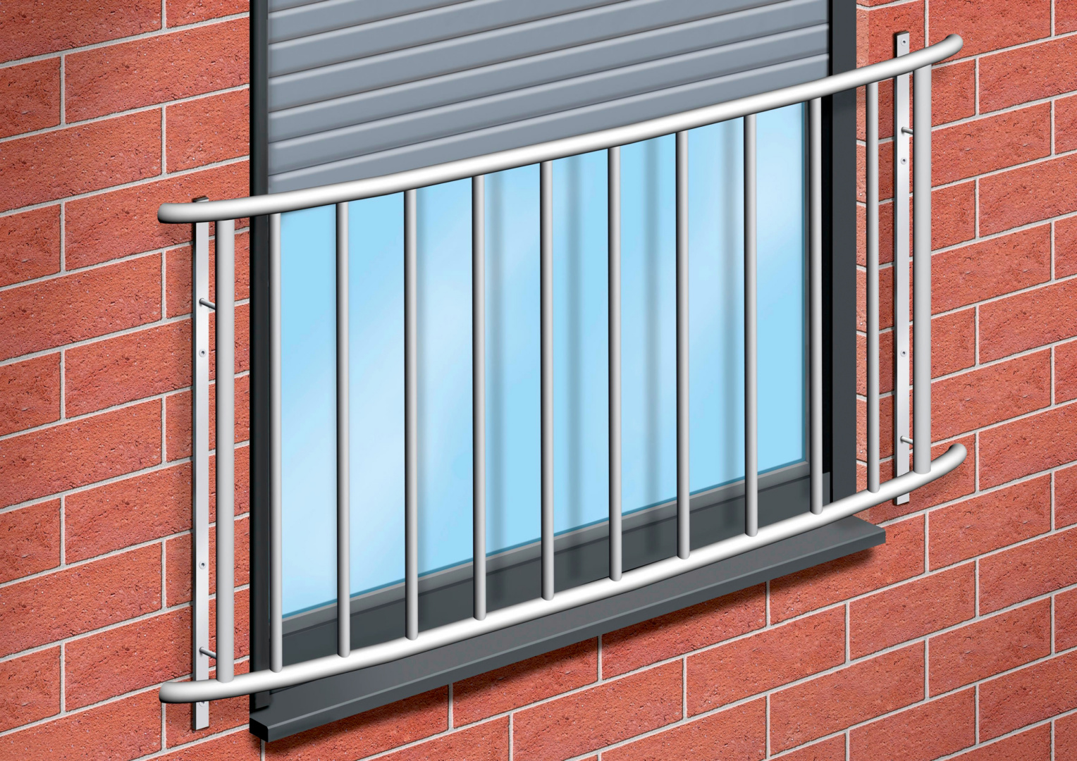 Befestigung französischer Balkon