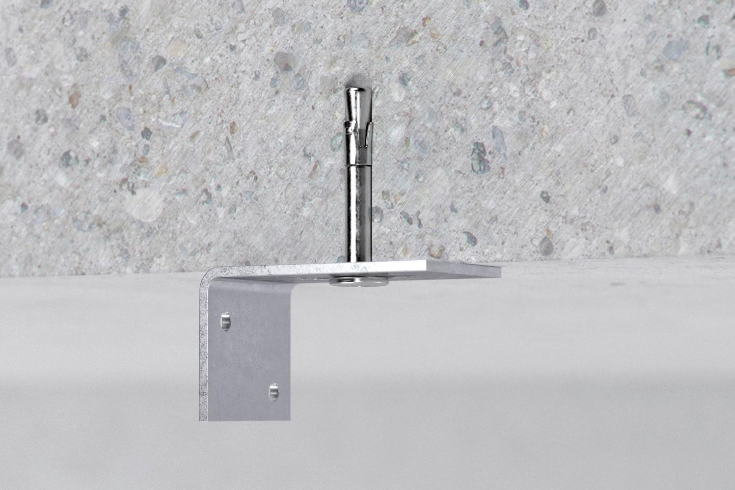 Deckenbefestigung in Beton