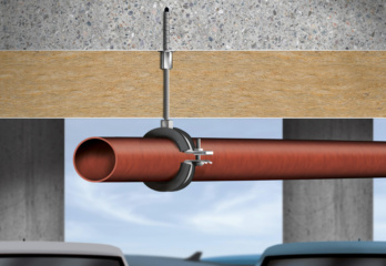 Teaser Rohrabhängungen/Sanitärinstallationen an gedämmtem Untergrund – im Feuchtraum