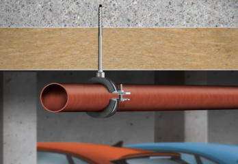 Teaser Rohrabhängungen/Sanitärinstallationen an gedämmtem Untergrund – im Innenbereich