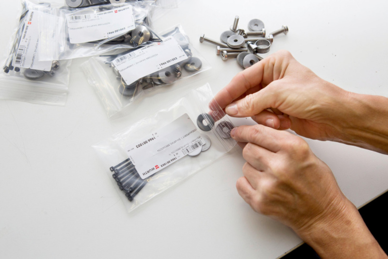 Sortimentsbildung bei Würth