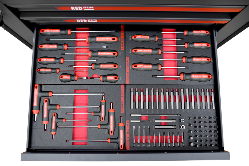 7引き出しワゴン付き工具セット ORSY PLUS 8.8 - 324 PCS
