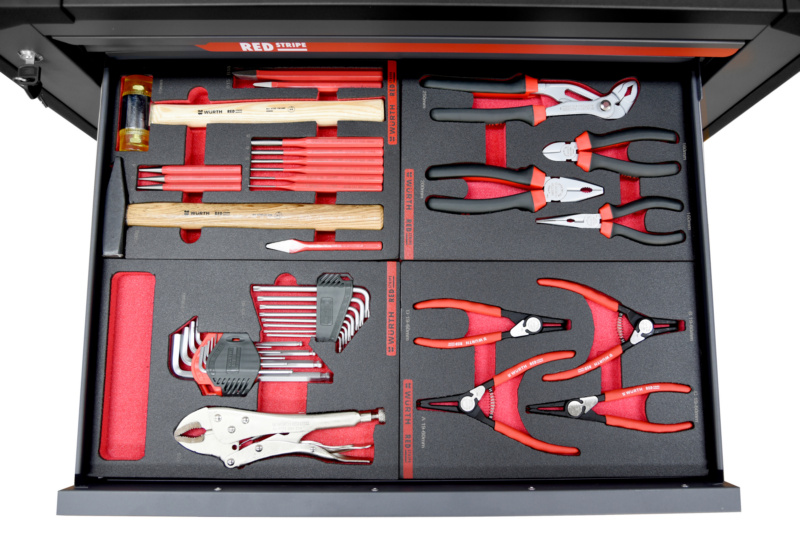 7引き出しワゴン付き工具セット ORSY PLUS 8.8 - 324 PCS
