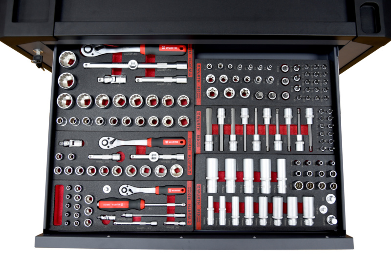 7引き出しワゴン付き工具セット ORSY PLUS 8.8 - 324 PCS