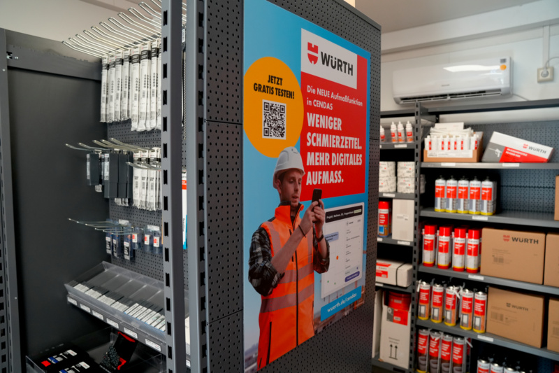 Ein Blick in die Würth BOx Neuenstein