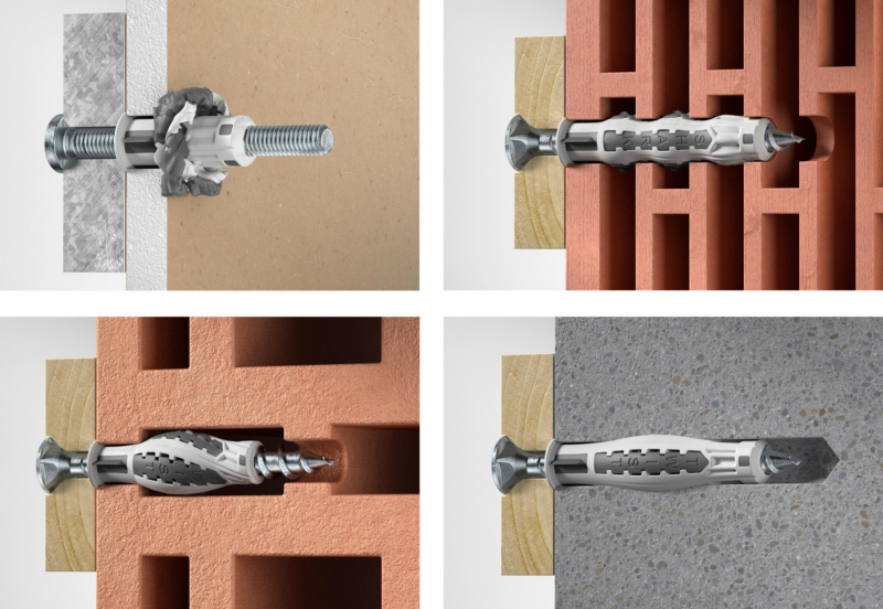 2K-Allzweckdübel – für leichte Befestigungen
